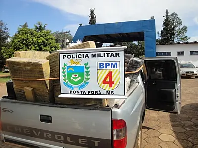 PM apreende quase três toneladas de Maconha