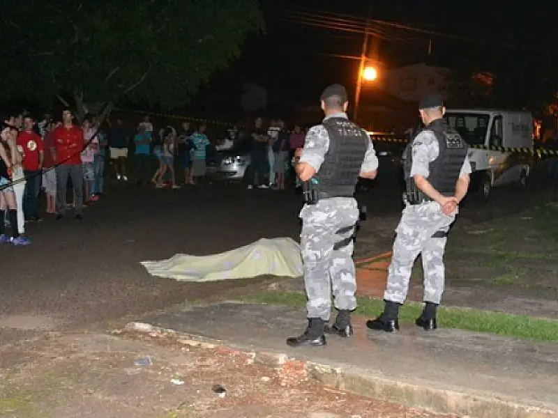 Homem é executado com 11 tiros no centro de Ponta Porã