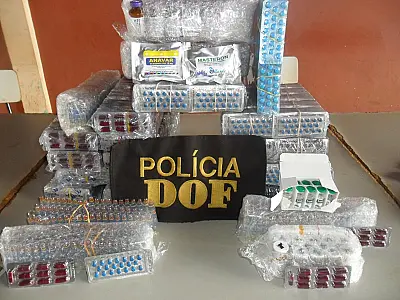 Medicamentos oriundos do Paraguai são apreendidos pelo DOF
