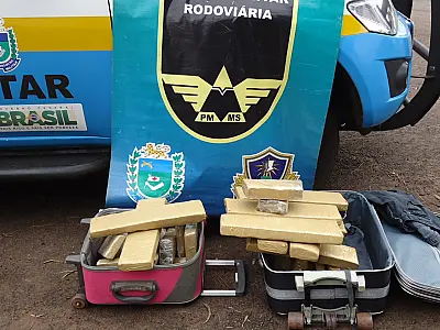 Passageiras de ônibus são flagradas com quase 30 quilos de maconha