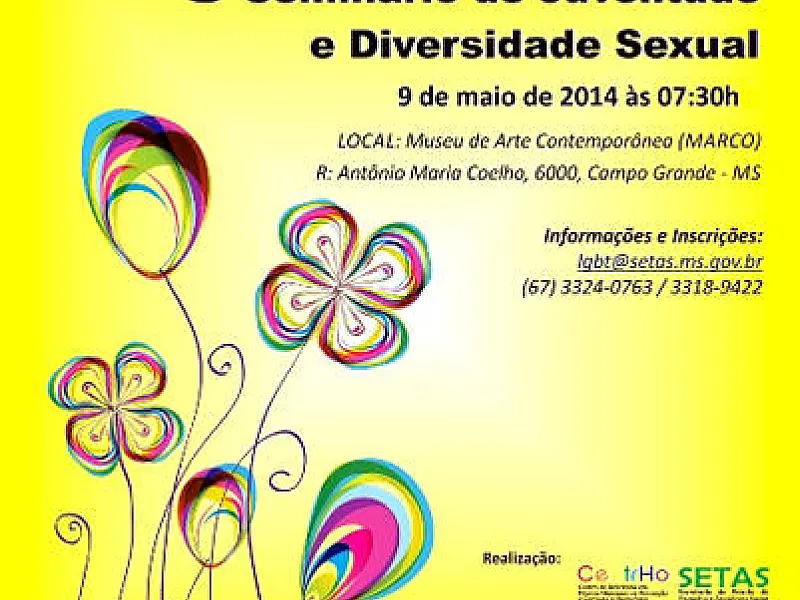 5º Seminário de Juventude e Diversidade Sexual acontece nesta sexta