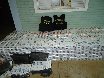 Mulher é flagrada com 1,5 mil pacotes de cigarros em Nova Andradina