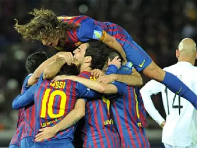 Barcelona vence Santos por 4 a 0 e confirma hegemonia mundial