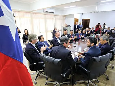 Com foco na Rota Bioceânia, MS firma acordo de desenvolvimento com região chilena de Tarapacá