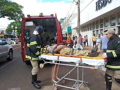 Idoso sofre mal súbito em agência bancária de Nova Andradina