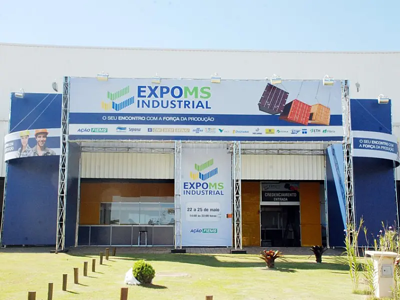 Com 190 expositores em 14 segmentos, Expo-MS Industrial será inaugurada nesta terça-feira