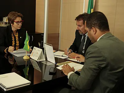 No Ministério da Integração, Tereza Cristina pede liberação de recursos para atender programas de MS
