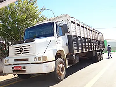 Caminhão com placas de Coxim é apreendido com maconha em SP
