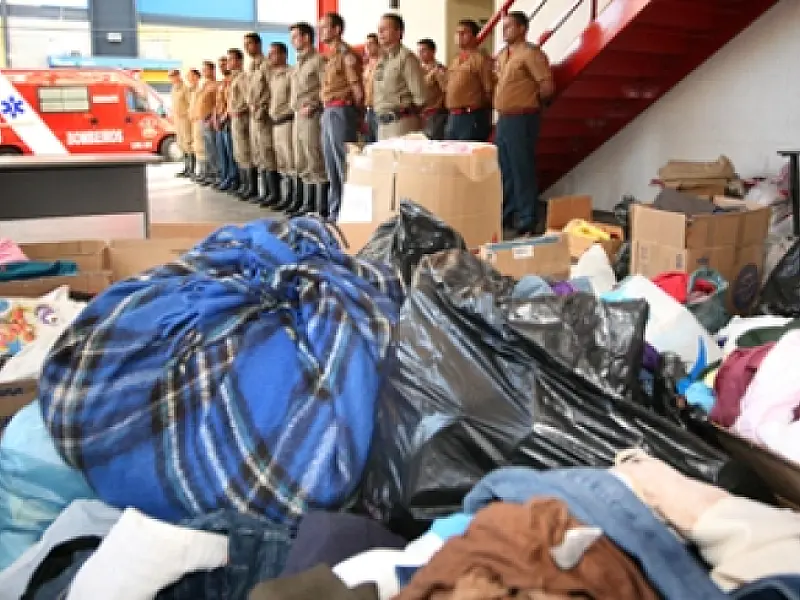 Corpo de Bombeiros inicia Campanha do Agasalho de 2012
