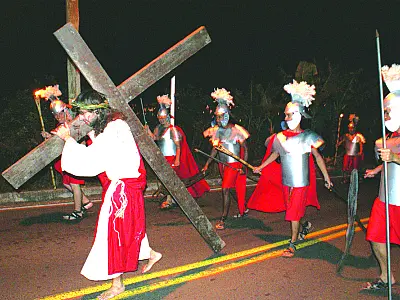 Jovens farão encenação da Paixão de Cristo no Jardim da Independência