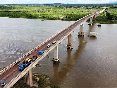 BR-262: ponte sobre o Rio Paraguai em Corumbá vai receber 1ª etapa de concretagem