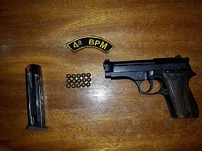 PM de Ponta Porã prende homem com arma de fogo