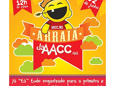 "Arraiá" beneficente da AACC/MS acontece neste sábado
