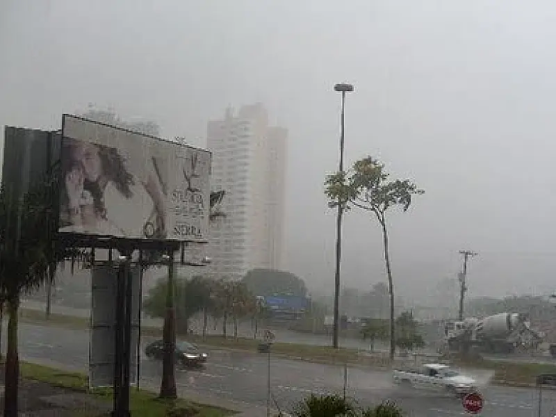 Final de semana na Capital deve ser com pancadas de chuva