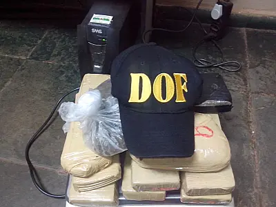 DOF apreende droga que seria levada para o Rio de Janeiro