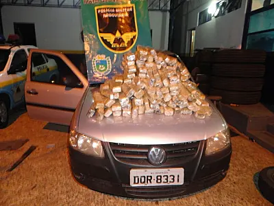 PMR apreende mais de 100 quilos de maconha em Amandina