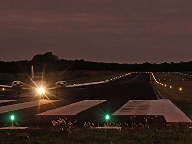 Na primeira semana, aeródromo de Santa Maria registrou média diária de seis operações noturnas
