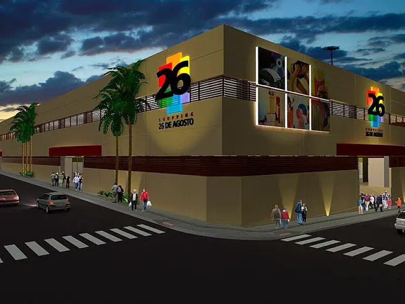 Shopping 26 de Agosto é aberto ao público hoje com 500 lojas