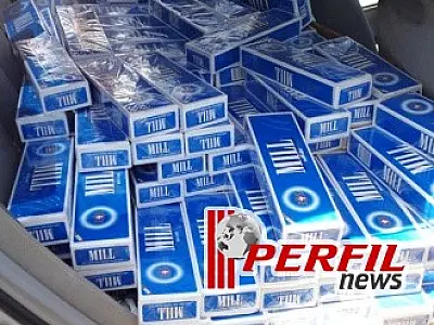 PM de Paranaíba apreendeu cigarros e inseticidas na BR 158