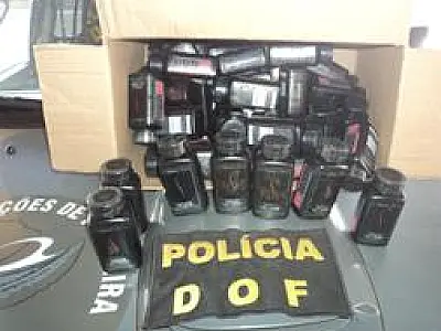 DOF apreende suplemento alimentar em ônibus na rodoviária de Iguatemi
