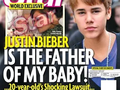 Revista divulga foto de suposto filho de Justin Bieber