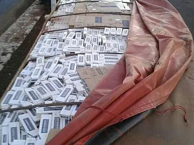 Carretas com cigarros foram apreendidas em Jaraguari