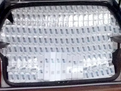 Polícia apreende mais de 800 pacotes de cigarros