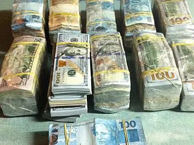 PF apreende milhões de reais e dólares em operação