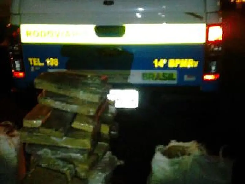 Polícia Militar Rodoviária apreende 263 quilos de maconha