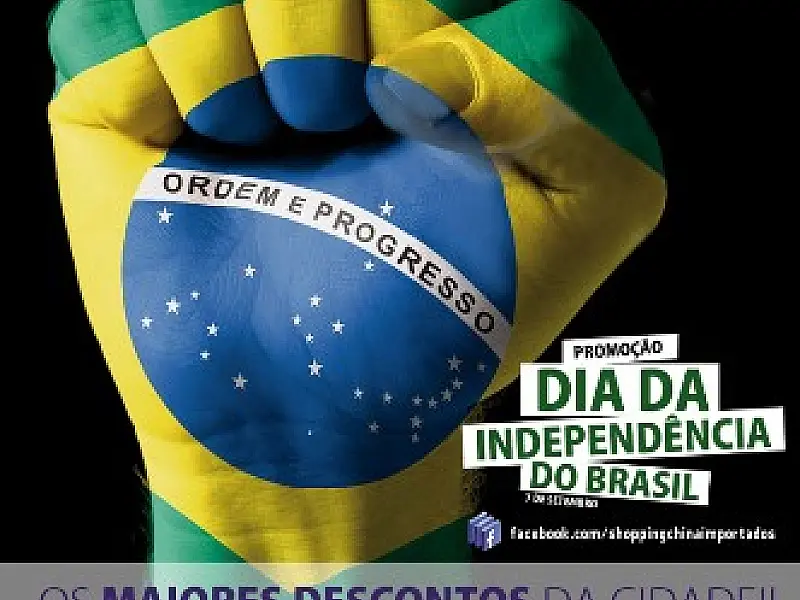 Shopping China faz promoção no feriado de Independência