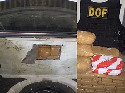 DOF apreende 55kg de drogas próximo a Ponta Porã