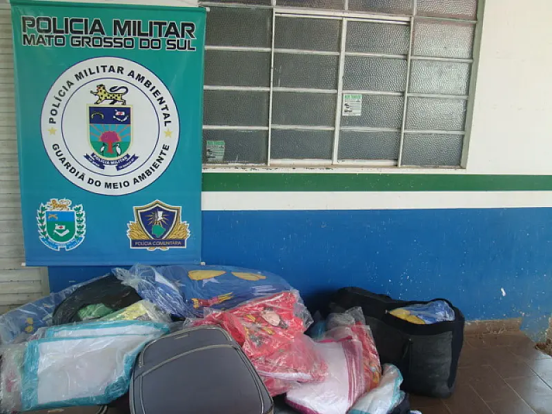 PMA apreende mais de 200 kg de toalhas contrabandeadas
