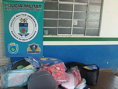 PMA apreende mais de 200 kg de toalhas contrabandeadas