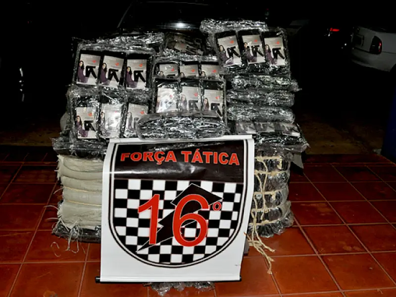 Força Tática apreende contrabando de R$ 4 mil em Fátima do Sul