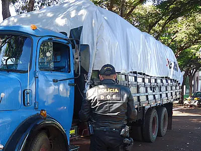 DOF apreende carregamento de droga camuflado em lã de carneiro