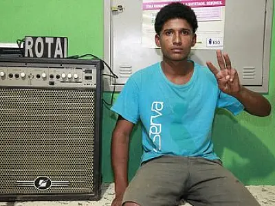 Jovem é preso por roubo em Coxim pela terceira vez em uma semana