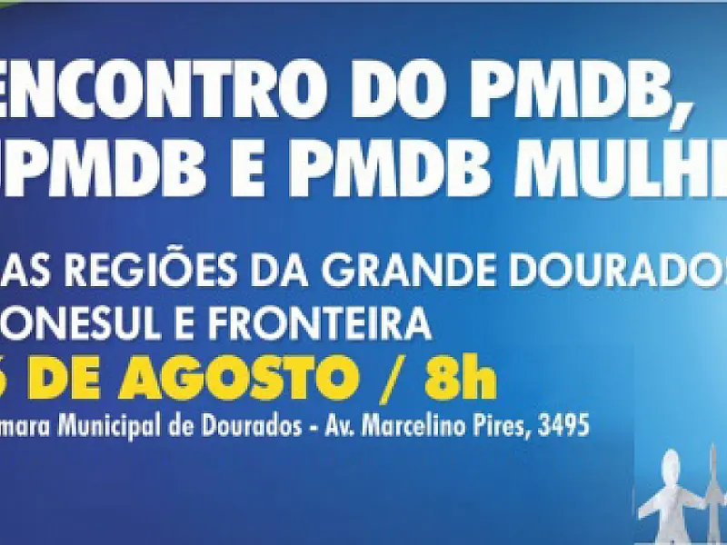 Com foco nas eleições de 2012, PMDB realiza encontro regional neste sábado