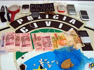 Três adolescentes e um jovem de 21 anos são presos por tráfico em São Gabriel do Oeste