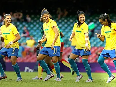 Seleção Feminina de Futebol golea Camarões nas Olimpíadas