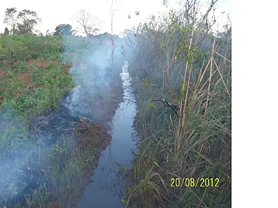 PMA autua agricultor em R$ 5 mil por destruir mata ciliar e desviar córrego