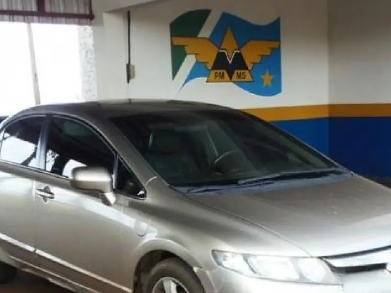PMR apreende maconha dentro de veículo em Nova Andradina