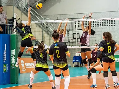 Etapa do voleibol abre os Jogos Escolares da Juventude de Mato Grosso do Sul