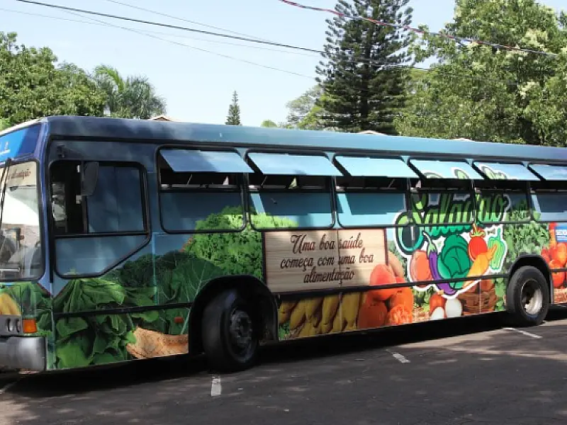 Ônibus do projeto “Saladão” retoma atividades em 16 de janeiro