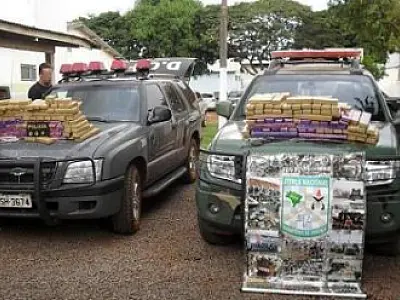 Veículo é encontrado com mais de 172kg de maconha
