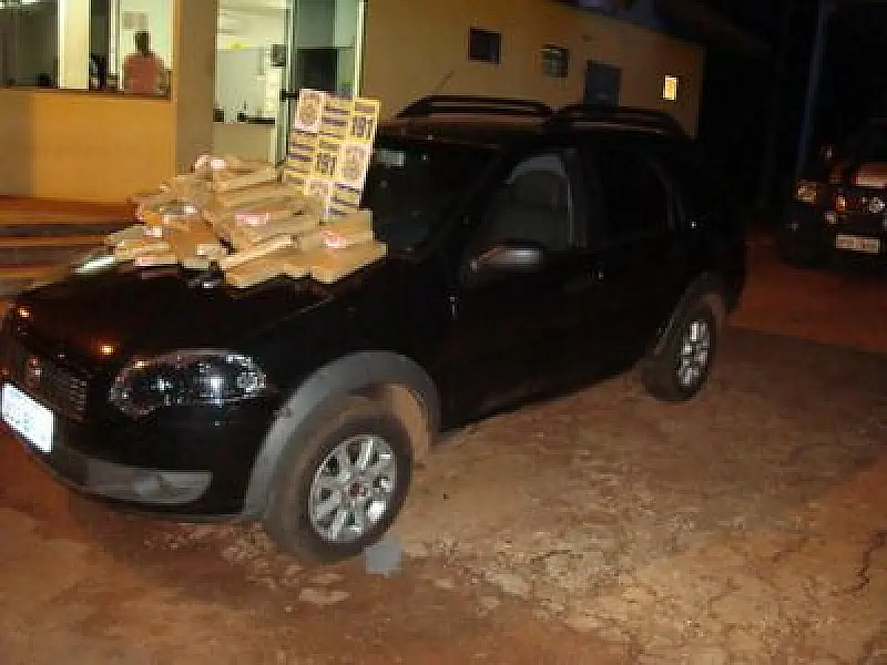 PRF apreende 43,8 quilos de maconha em Ponta Porã