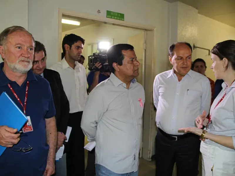 CPI da Saúde visita Santa Casa da Capital