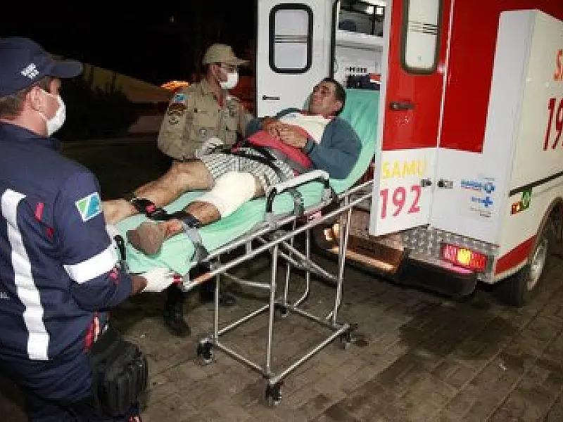 Trabalhador rural leva uma chifrada de gado em São Gabriel