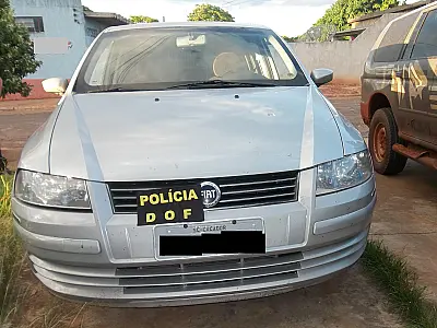 Veículo furtado em SC é recuperado em MS