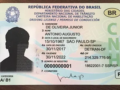 Nova carteira de habilitação terá chip com os dados do motorista