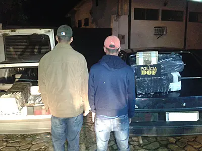 DOF apreende 105 quilos de maconha em veículo
